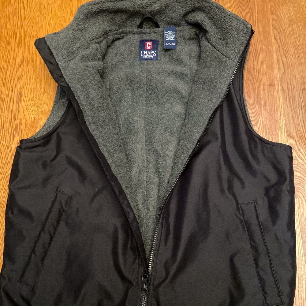 Chaps Fleece Lined Vest